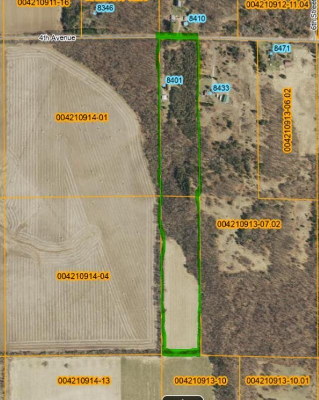 8401 4th Ave, Almond, WI 54909 - map of property location
