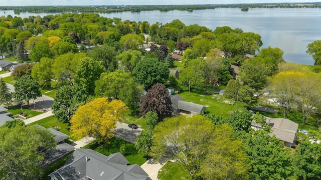 1230 Hiawatha Dr, Beaver Dam, WI 53916 - aerial overview of property's location featuring a large body of water and nearby suburban area