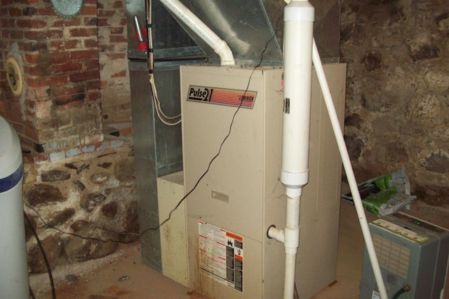 N5795 County Road A, Deerbrook, WI 54424 - utility room featuring heating unit