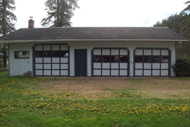 N5795 County Road A, Deerbrook, WI 54424 - view of detached garage