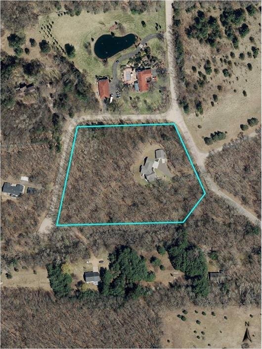 4708 Abbey Rd, Eau Claire, WI 54701 - map of property location featuring property boundaries highlighted