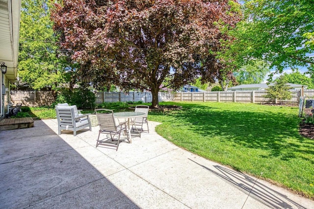 208 Edgewood Dr, Neenah, WI 54956 - view of patio featuring outdoor dining space