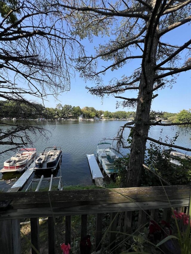 N53W34956 Rd B, Okauchee, WI 53069 - dock area with a water view