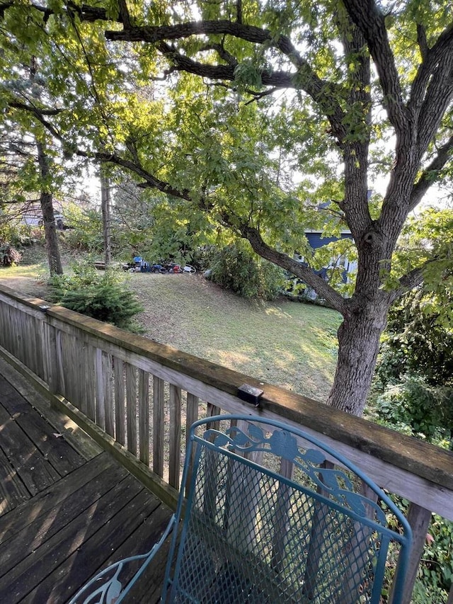 N53W34956 Rd B, Okauchee, WI 53069 - view of wooden deck