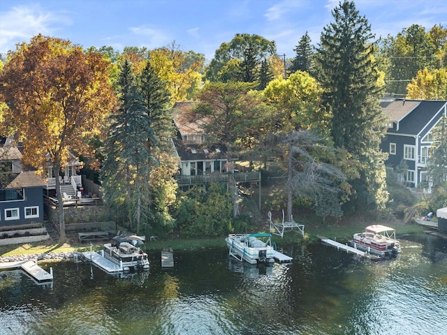 N53W34956 Rd B, Okauchee, WI 53069 - dock with a water view