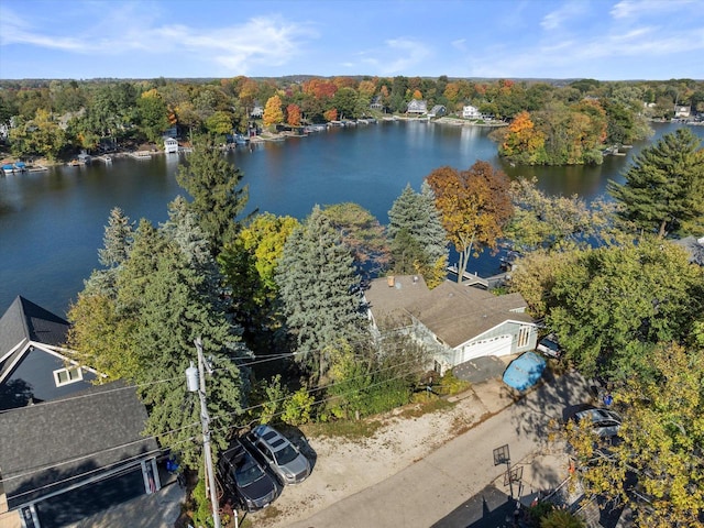N53W34956 Rd B, Okauchee, WI 53069 - drone / aerial view of a nearby body of water