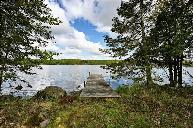 82912 Augustine Rd, Glidden, WI 54527 - dock area featuring a water view