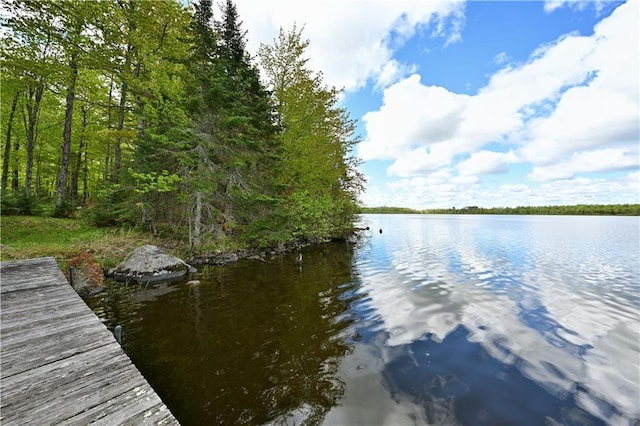 82912 Augustine Rd, Glidden, WI 54527 - dock area featuring a water view