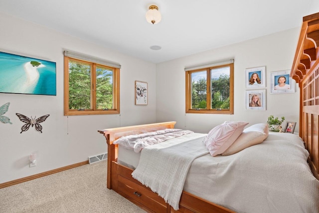 W11472 Alp Ave, Plainfield, WI 54966 - carpeted bedroom featuring multiple windows and baseboards