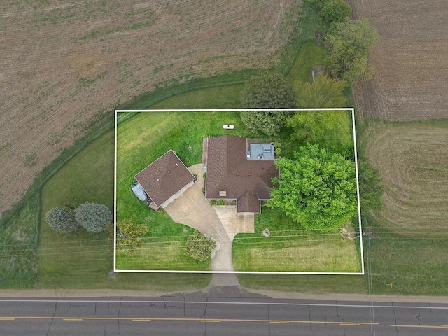 N3504 State Rd 80, Elroy, WI 53929 - aerial view of property and surrounding area with property parcel outlined