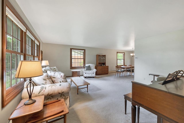 108 S Clay St, De Pere, WI 54115 - living room with carpet flooring