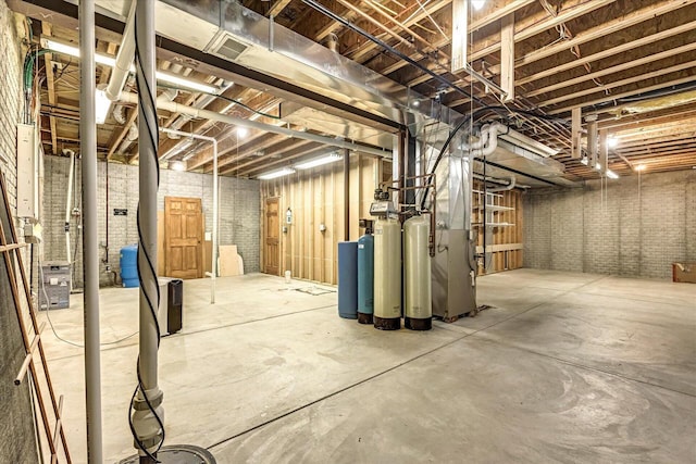 N74W28801 Zimmers Xing, Hartland, WI 53029 - unfinished below grade area with a water softener system