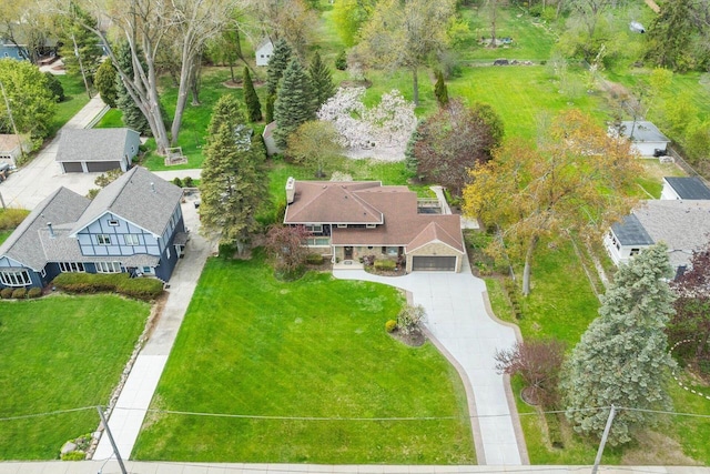 1416 Lake Dr, South Milwaukee, WI 53172 - aerial view of property and surrounding area