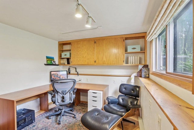 3604 Glenn Ln, Middleton, WI 53562 - office area featuring rail lighting
