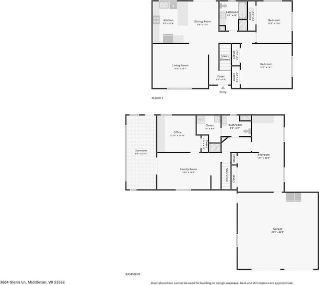 3604 Glenn Ln, Middleton, WI 53562 - view of room layout