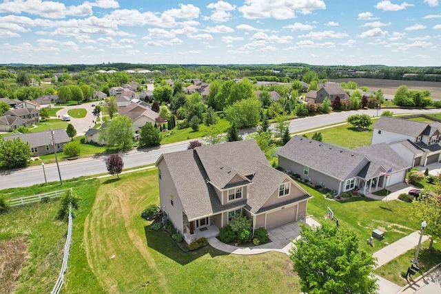 417 Champlain Dr, Johnson Creek, WI 53038 - aerial perspective of suburban area