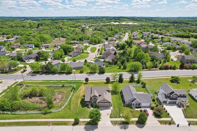 417 Champlain Dr, Johnson Creek, WI 53038 - aerial perspective of suburban area