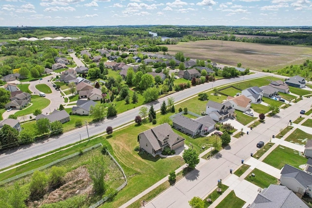 417 Champlain Dr, Johnson Creek, WI 53038 - aerial perspective of suburban area