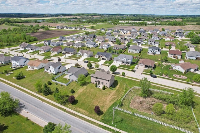 417 Champlain Dr, Johnson Creek, WI 53038 - aerial view of property and surrounding area with nearby suburban area