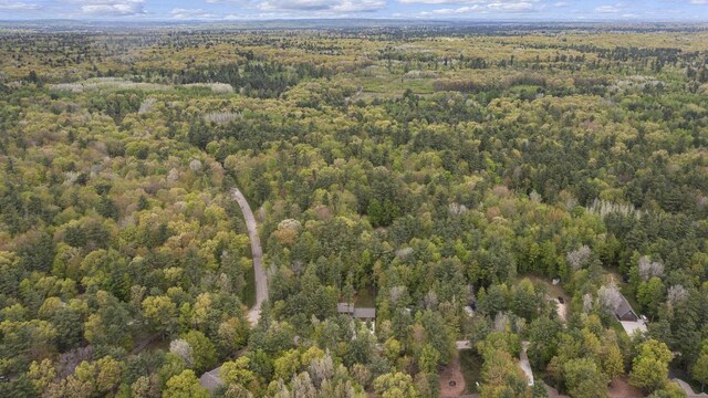 W2434 Timber Trl, Keshena, WI 54135 - aerial overview of property's location with a heavily wooded area