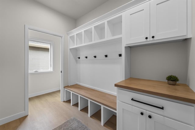727 Schubert St, Verona, WI 53593 - mudroom featuring light wood finished floors and baseboards