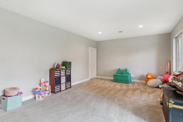 807 W Saddle Rdg Unit 807, Portage, WI 53901 - recreation room with carpet, recessed lighting, and baseboards