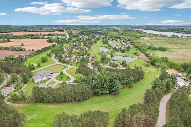 807 W Saddle Rdg Unit 807, Portage, WI 53901 - aerial view of property and surrounding area featuring a nearby body of water