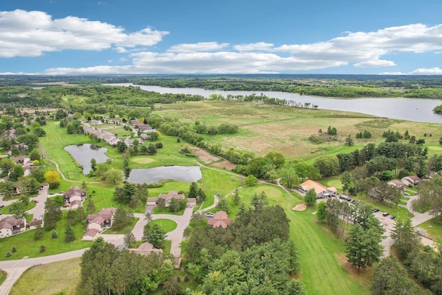 807 W Saddle Rdg Unit 807, Portage, WI 53901 - aerial view of property and surrounding area with a nearby body of water