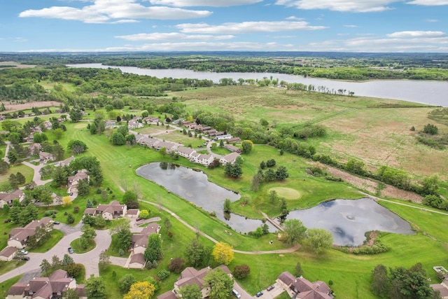 807 W Saddle Rdg Unit 807, Portage, WI 53901 - aerial perspective of suburban area with a nearby body of water