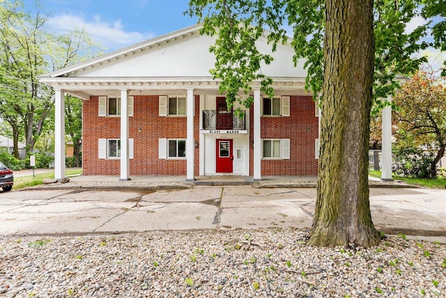 1923 Sherman Ave, Madison, WI 53704 - neoclassical / greek revival house with covered porch and brick siding
