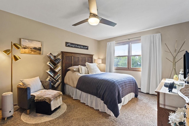 1115 Daniel Ct Unit 40, Neenah, WI 54956 - carpeted bedroom with ceiling fan