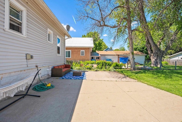 816 W Oklahoma St, Appleton, WI 54914 - view of patio / terrace featuring an outdoor hangout area