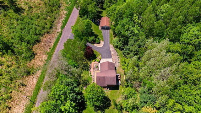 N17795 Trim Rd, Galesville, WI 54630 - bird's eye view of a forest