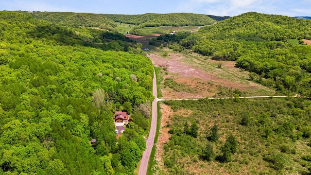 N17795 Trim Rd, Galesville, WI 54630 - view of property location with a heavily wooded area and property boundaries highlighted