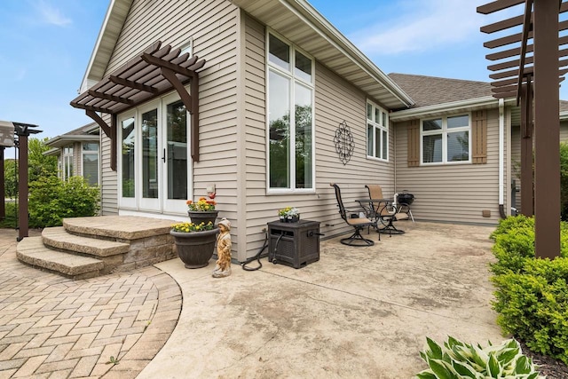 W4825 Wild Wings Dr, Sherwood, WI 54169 - view of patio / terrace with a pergola