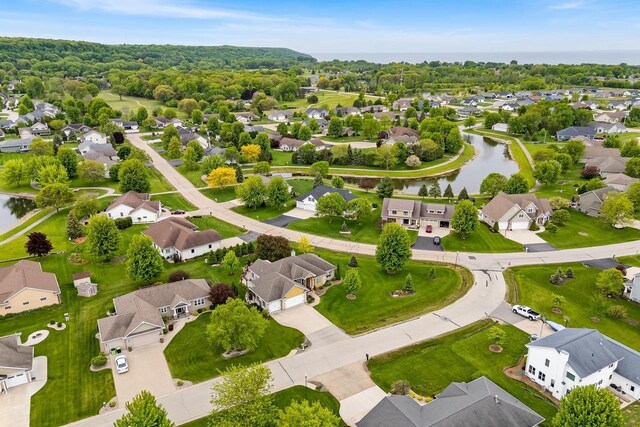 W4825 Wild Wings Dr, Sherwood, WI 54169 - aerial view of residential area with a nearby body of water