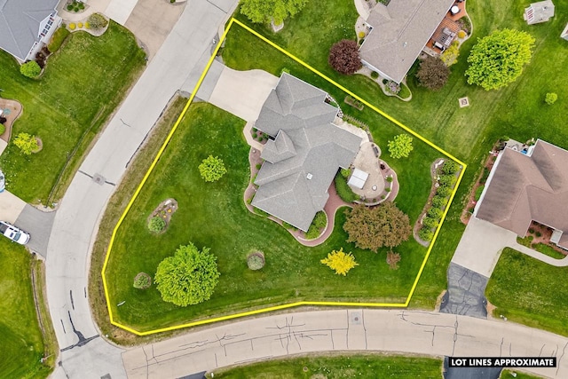 W4825 Wild Wings Dr, Sherwood, WI 54169 - view of property location with property boundaries highlighted