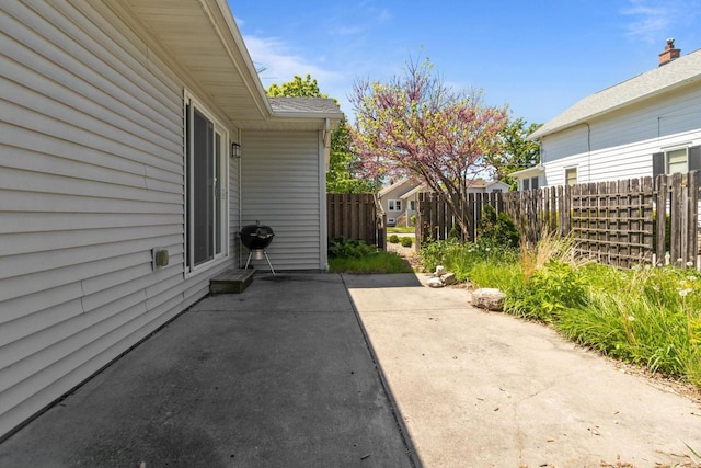1242 Liberty St, Oshkosh, WI 54901 - view of patio with grilling area