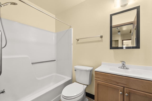 521 E Grand Ave, Rosholt, WI 54473 - full bath featuring vanity, shower / tub combination, and toilet