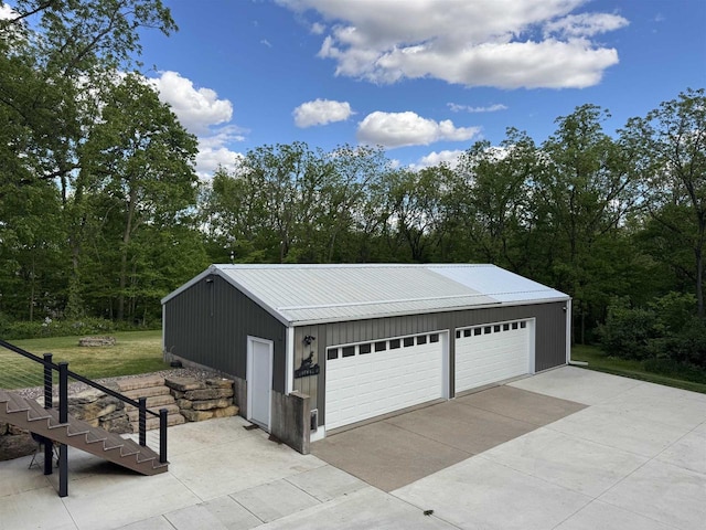 N3140 Forest Prairie Park Rd, Monroe, WI 53566 - view of detached garage