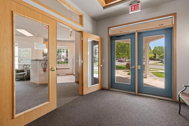 10 Kings Mill Cir Unit 113, Madison, WI 53718 - doorway to outside featuring french doors and carpet floors