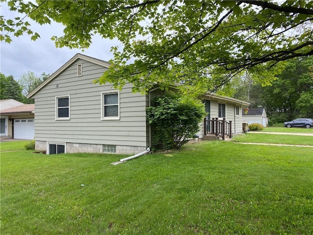 1808 Curtiss St, Eau Claire, WI 54703 - view of home's exterior with a yard
