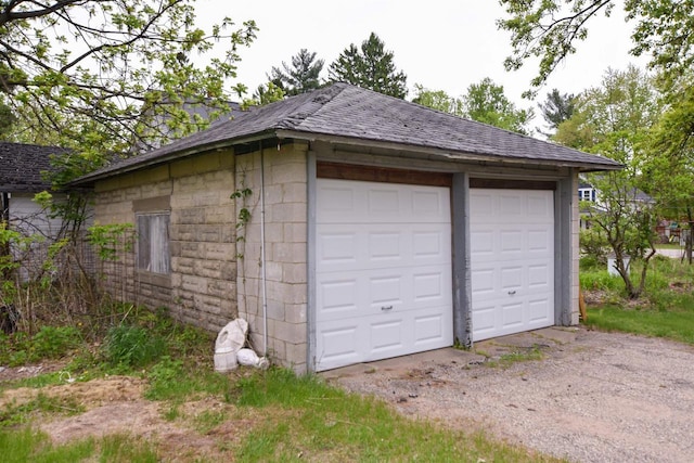 735 Oakwood St, Wild Rose, WI 54984 - view of detached garage