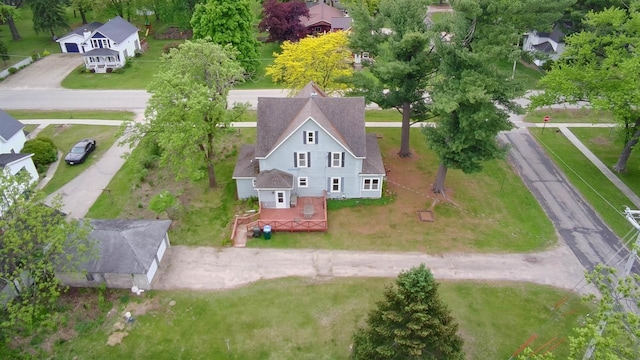 735 Oakwood St, Wild Rose, WI 54984 - view from above of property