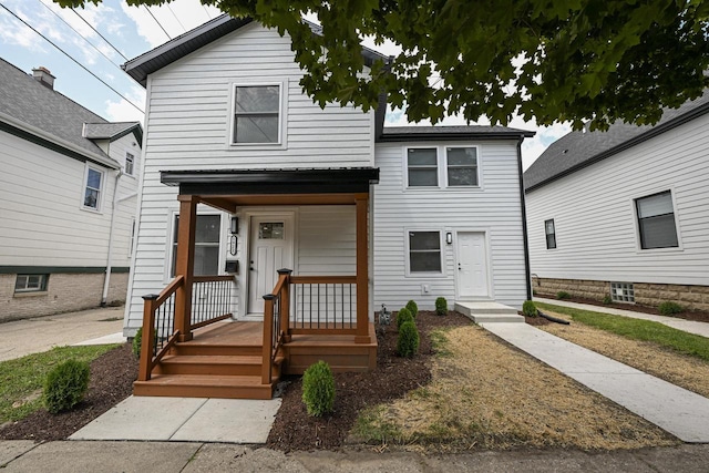 1922 E Iron St, Milwaukee, WI 53207 - view of front of house with a porch