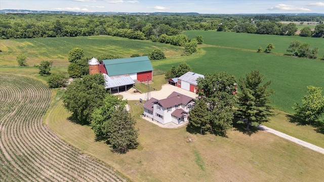 N1815 County Road T, Brodhead, WI 53520 - overview of rural landscape