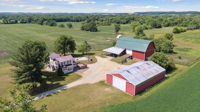 N1815 County Road T, Brodhead, WI 53520 - aerial view of sparsely populated area