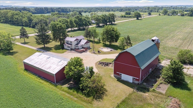 N1815 County Road T, Brodhead, WI 53520 - overview of rural landscape