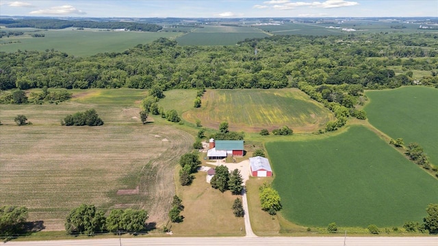 N1815 County Road T, Brodhead, WI 53520 - overview of rural landscape
