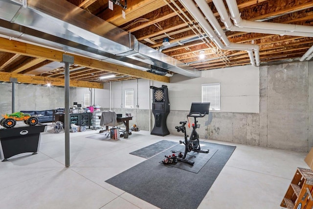 7678 Badger Run Ct, Verona, WI 53593 - exercise room with plenty of natural light